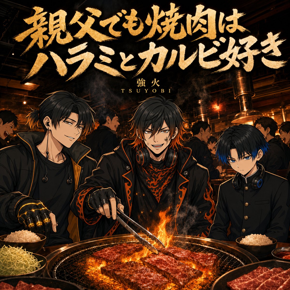親父でも焼肉はハラミとカルビ好き ジャケット