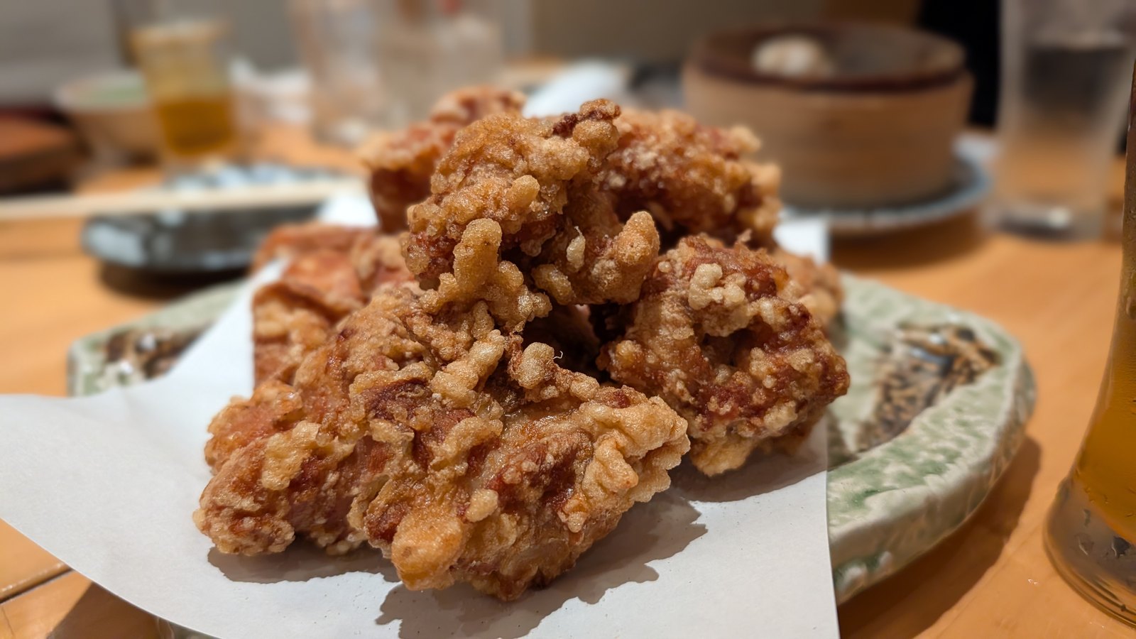 山盛りの唐揚げ